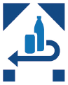 Einweg-Logo